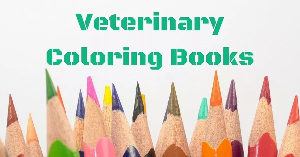 crayons, Veterinary Coloring Books, veterinarian, vet tech life