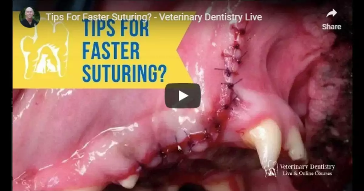Tips for faster suturing