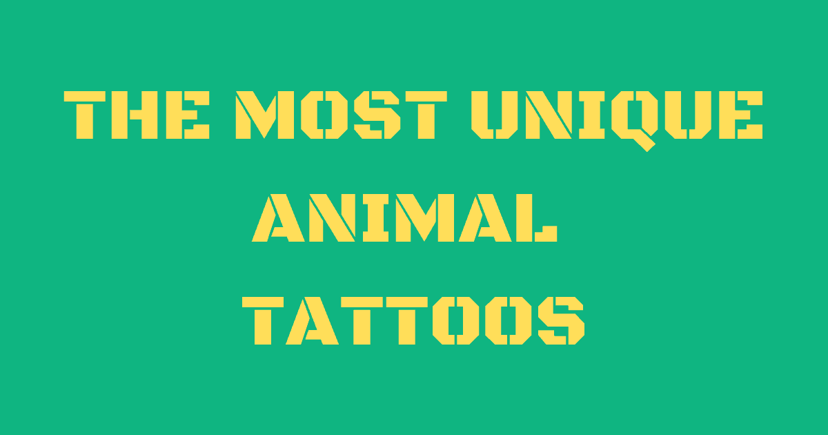 animal tattoos