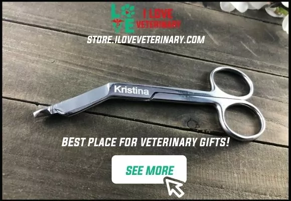 Engraved Bandage Scissors I Love Veterinary - Blog for Veterinarians, Vet Techs, Students