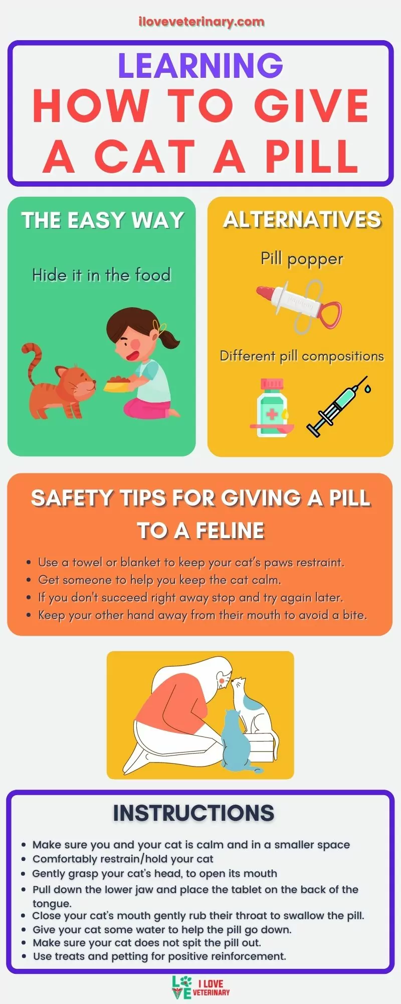 Comment donner une pilule à un chat