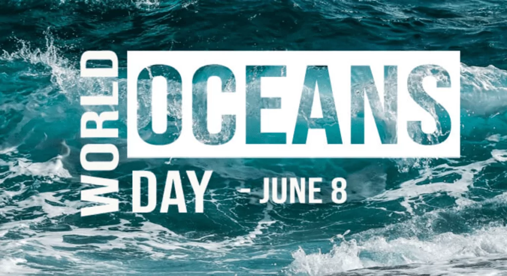 world oceans day banner